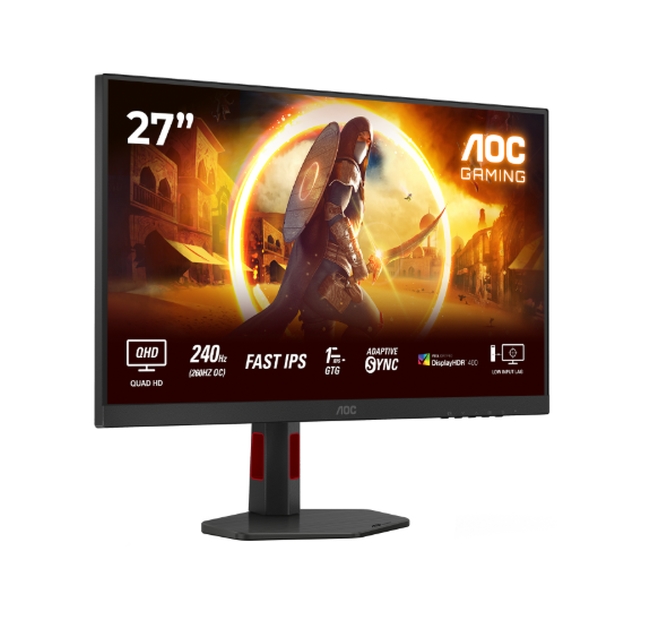 Монитор AOC Q27G4ZR 27 Fast IPS WLED 2560x1440 240Hz (260Hz OC) 1ms HDMI DP