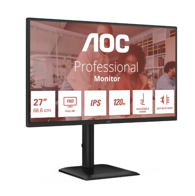 Монитор AOC 27E4U 27 IPS WLED Full HD 1920x1080 120Hz 4ms D-SUB HDMI USB Hub