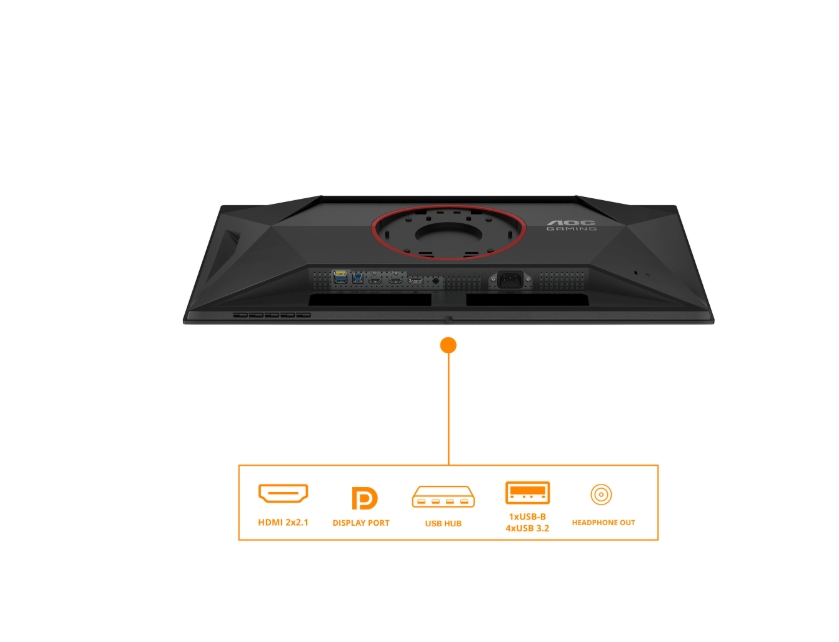Монитор AOC Q27G4ZD 27 QD‑OLED 1440p 280Hz 0.03ms 2xHDMI DP USB Hub