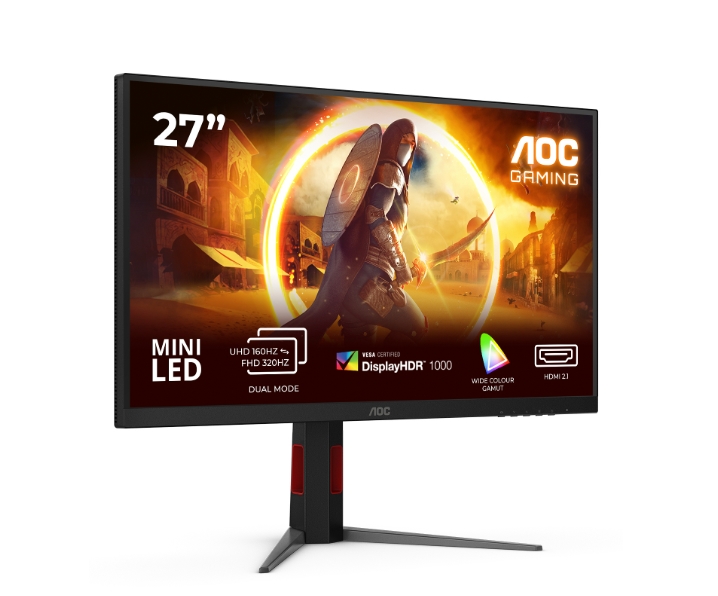 AOC U27G4XM 27 Fast IPS MiniLED 4K 160Hz 1ms HDMI DP USB Hub Monitor