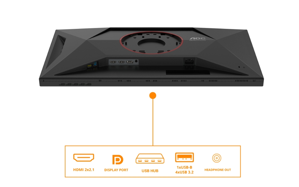 AOC U27G4XM 27 Fast IPS MiniLED 4K 160Hz 1ms HDMI DP USB Hub Monitor