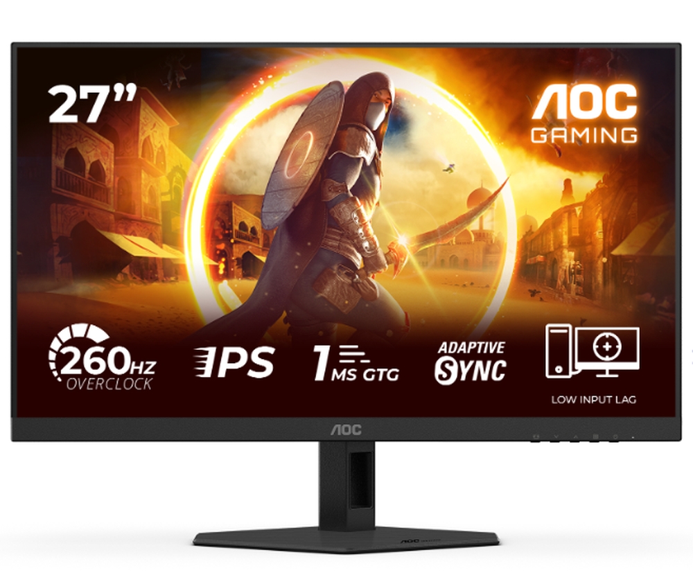 Monitor AOC 27G4ZR, 27 Fast IPS, FHD, 260Hz OC/240Hz, 1 ms GTG, Adaptive Sync, HDMI, DPaoc