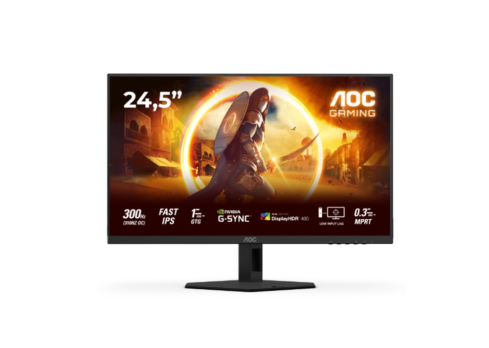 Monitor AOC 25G4SRE 24.5 Fast IPS WLED FHD 300Hz 1ms GtG DP HDMI