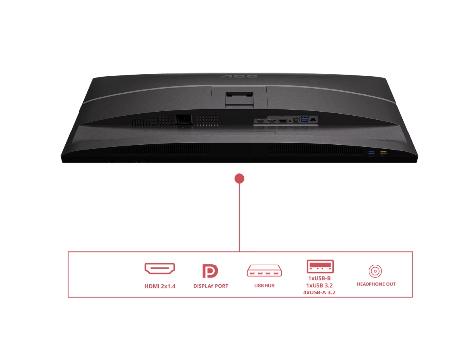 AOC Q32E4U 31.5 IPS QHD 100Hz USB Hub Monitor Black