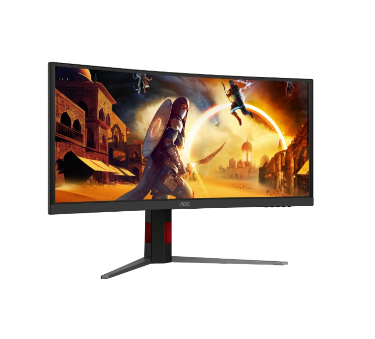 Монитор AOC CU34G4CA, 34, Curved Fast VA, WQHD, 180Hz, 1ms, Adaptive Sync, USB Hub, HDMI, DP