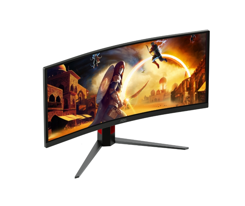 Монитор AOC CU34G4CA, 34, Curved Fast VA, WQHD, 180Hz, 1ms, Adaptive Sync, USB Hub, HDMI, DP