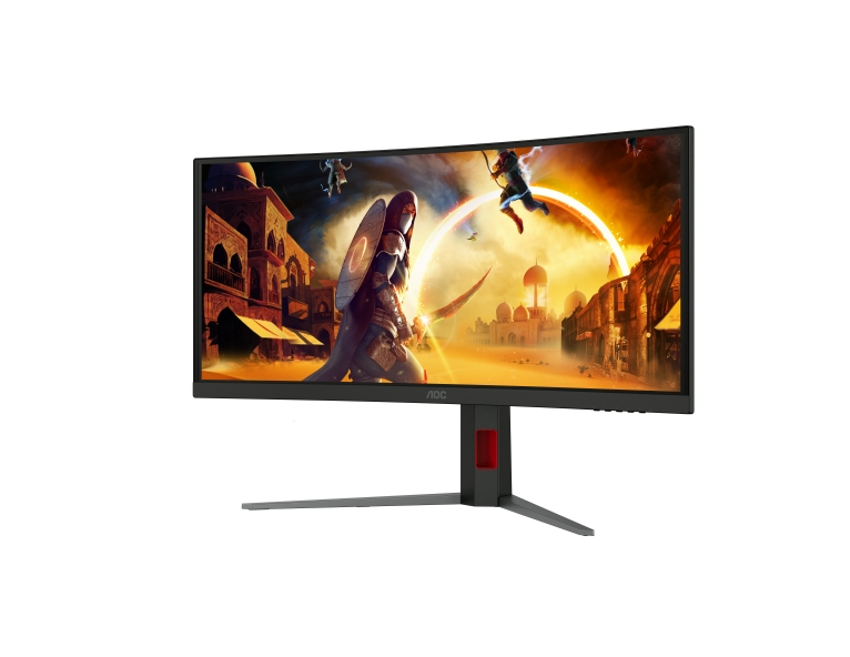 Monitor AOC CU34G4ZCA, 34, Curved Fast VA, WQHD, 250Hz, 1ms, Adaptive Sync, USB Hub, HDMI, DP