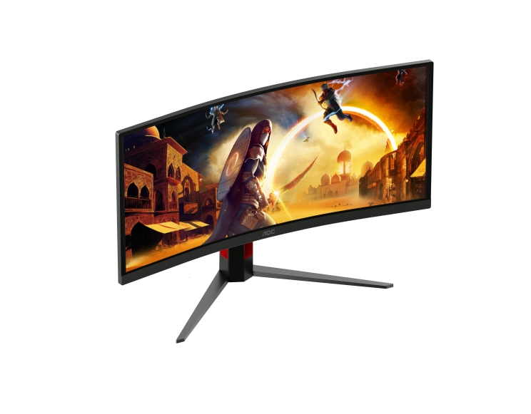 Monitor AOC CU34G4ZCA, 34, Curved Fast VA, WQHD, 250Hz, 1ms, Adaptive Sync, USB Hub, HDMI, DP