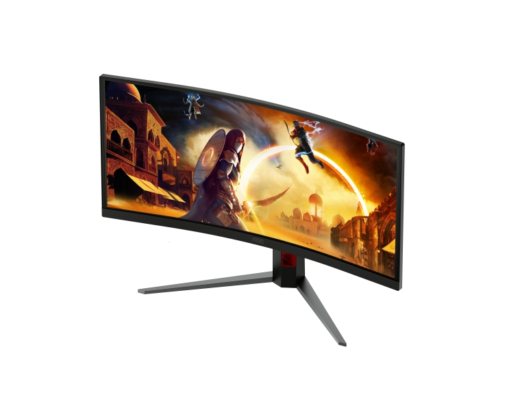 Monitor AOC CU34G4ZCA, 34, Curved Fast VA, WQHD, 250Hz, 1ms, Adaptive Sync, USB Hub, HDMI, DP