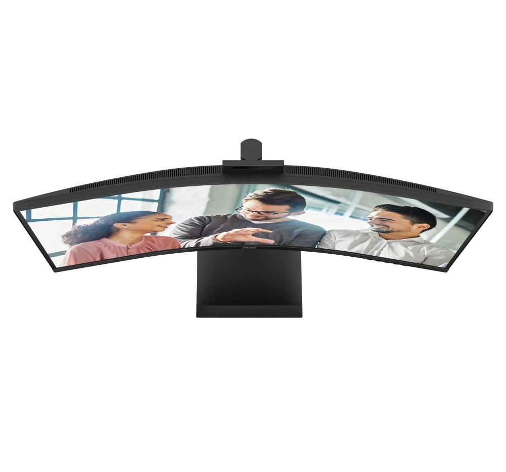 Монитор AOC CU34E4CW, 34, Curved VA, WQHD, 120Hz, 4ms, Webcam 5MP, USB Hub, KVM, RJ45, HDMI, DP
