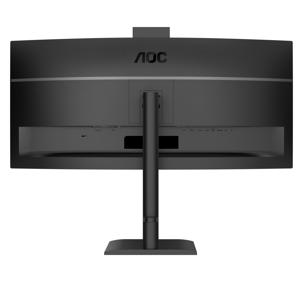 Монитор AOC CU34E4CW, 34, Curved VA, WQHD, 120Hz, 4ms, Webcam 5MP, USB Hub, KVM, RJ45, HDMI, DP