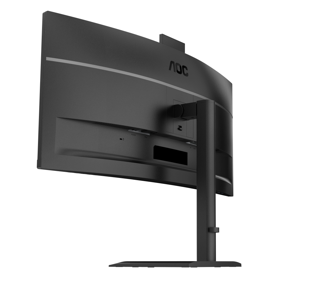 Монитор AOC CU34E4CW, 34, Curved VA, WQHD, 120Hz, 4ms, Webcam 5MP, USB Hub, KVM, RJ45, HDMI, DP