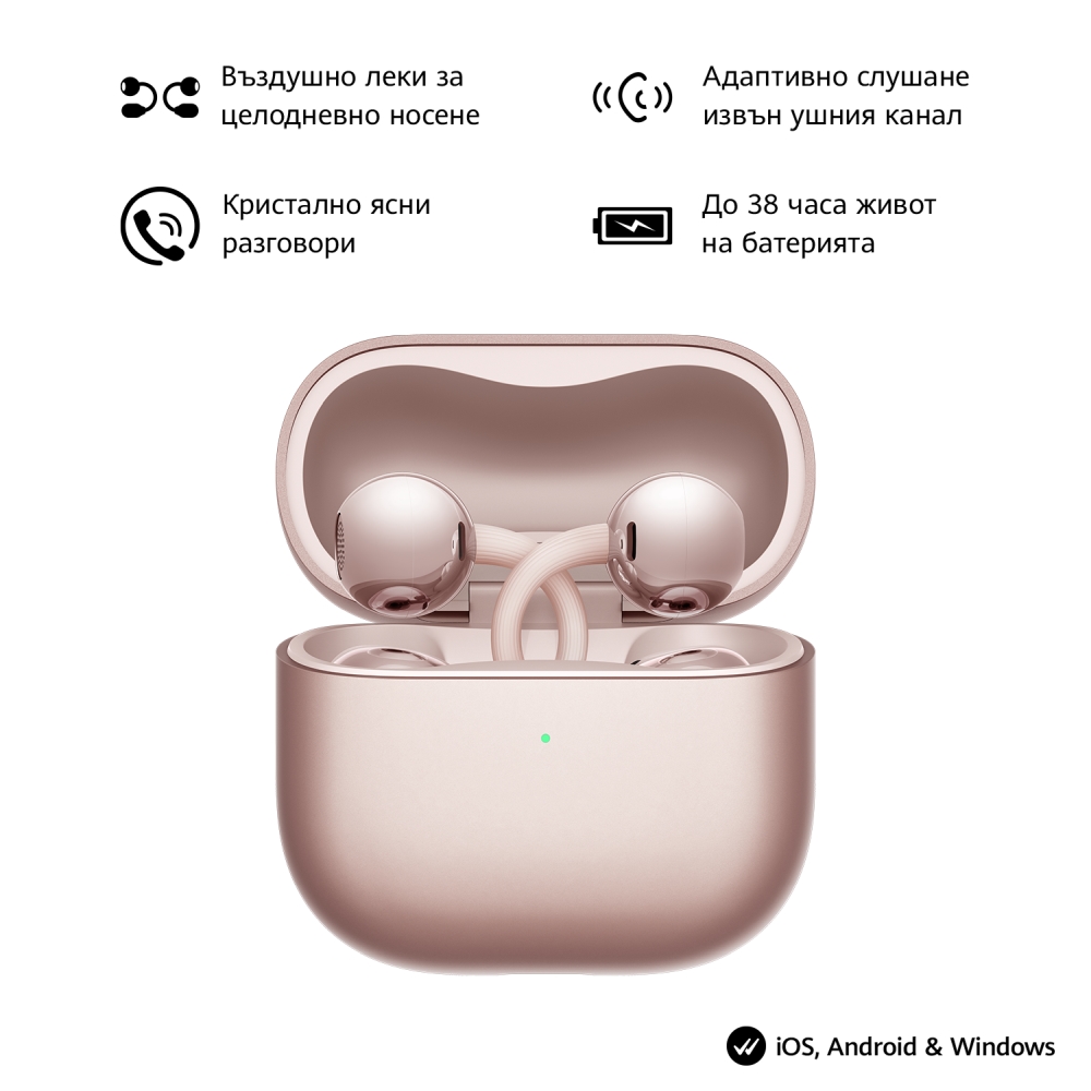 Слушалки Huawei FreeClip 2 Robin‑T10 Rose Gold