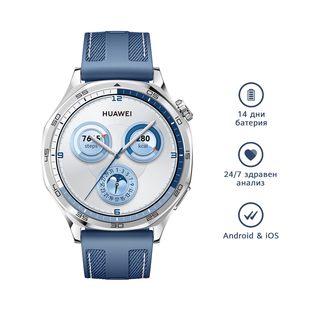 Smartwatch Huawei Watch GT5 Vili-B19W, Blue Wov