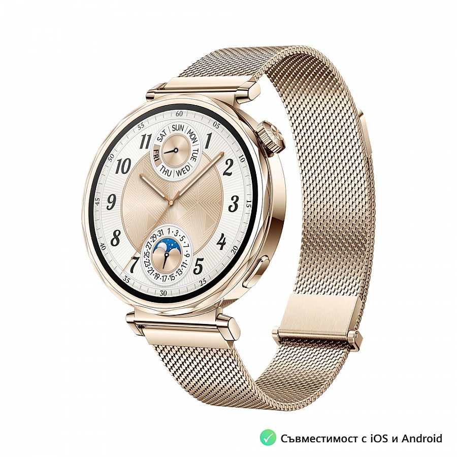 Smartwatch Huawei Watch GT5 Jana-B19M, Gold Mil