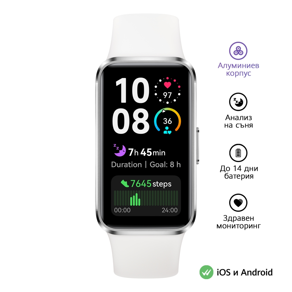 Smartwatch Huawei Band 10 Nora-B29F White