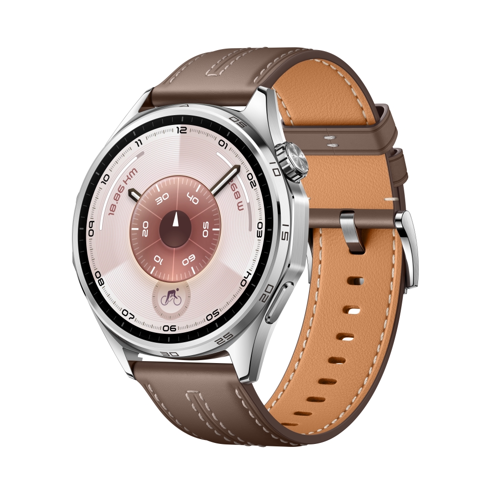 Смарт часовник Huawei Watch GT6 Atum-B19L сива кожа + FreeBuds SE 3 черни
