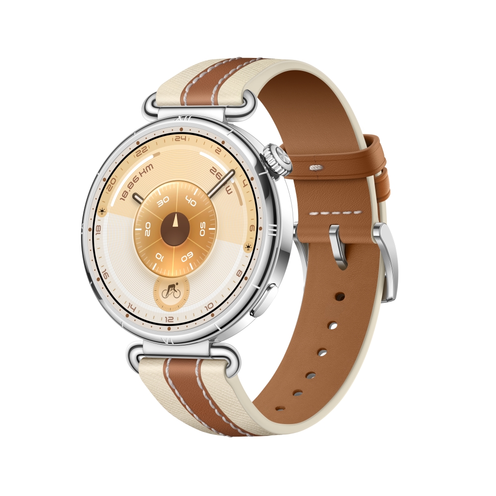 Смарт часовник Huawei Watch GT6 Konsu-B19W кафява текстилна каишка + FreeBuds SE 3 черни