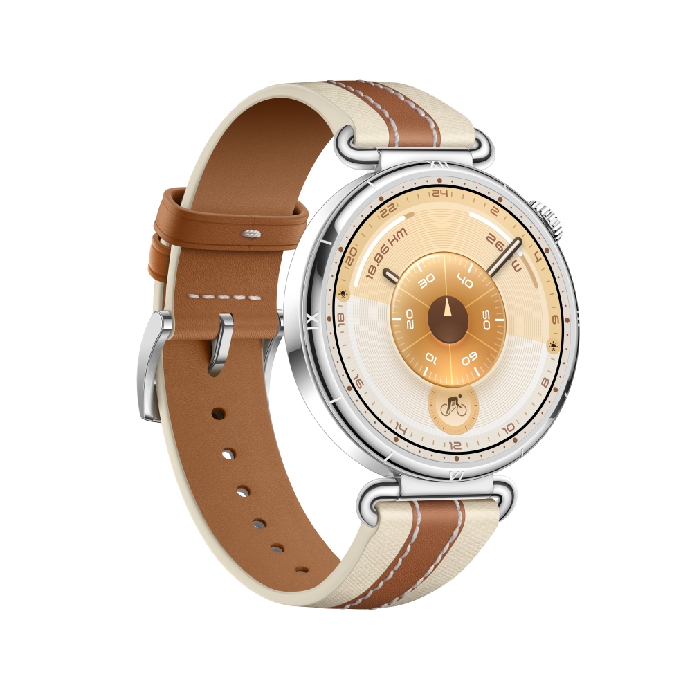 Смарт часовник Huawei Watch GT6 Konsu-B19W кафява текстилна каишка + FreeBuds SE 3 черни