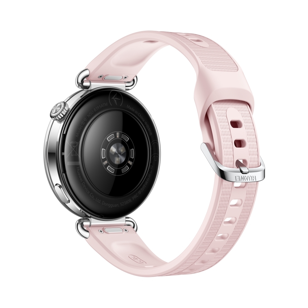Smartwatch Huawei Watch GT 7 Konsu‑B39F, pink fluoroelastomer strap + Huawei FreeBuds SE 4 ANC earbuds, white