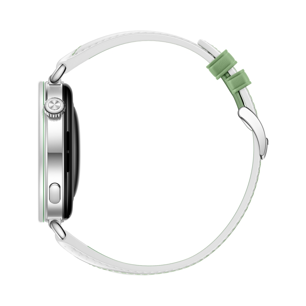 Smartwatch Huawei Watch GT 7 Konsu‑B39LG, white-and-green composite-leather strap + Huawei FreeBuds SE 4 ANC earbuds, white