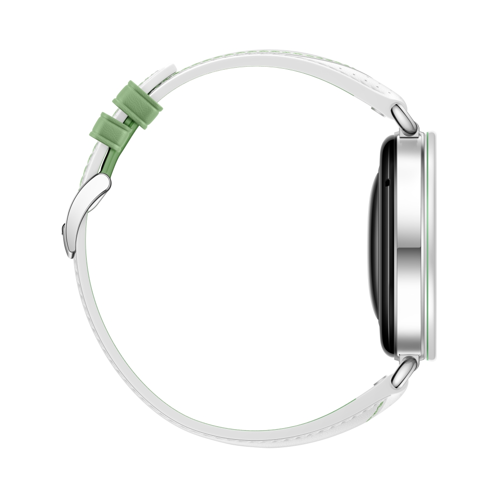 Smartwatch Huawei Watch GT 7 Konsu‑B39LG, white-and-green composite-leather strap + Huawei FreeBuds SE 4 ANC earbuds, white