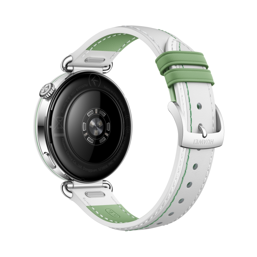 Smartwatch Huawei Watch GT 7 Konsu‑B39LG, white-and-green composite-leather strap + Huawei FreeBuds SE 4 ANC earbuds, white
