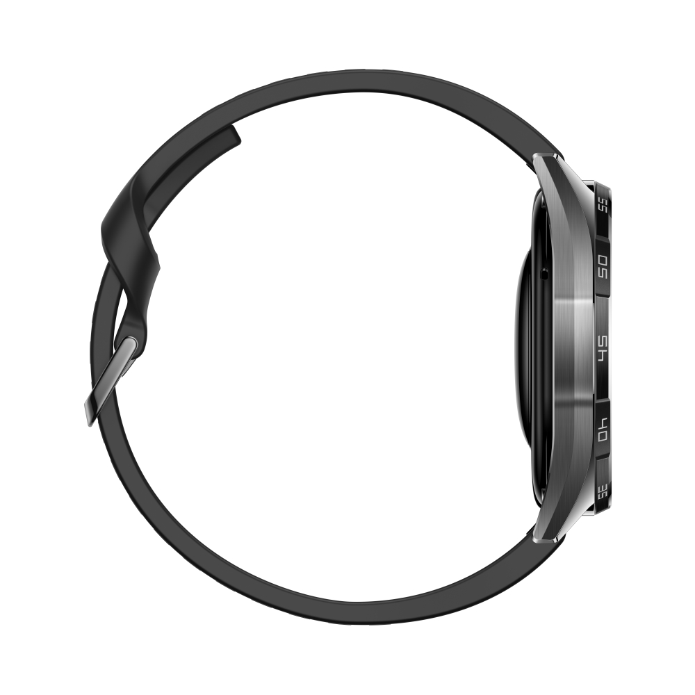 Смарт часовник Huawei Watch GT 7 Atum‑B39F, черна флуороеластомерна каишка + слушалки Huawei FreeBuds SE 4 ANC, бели