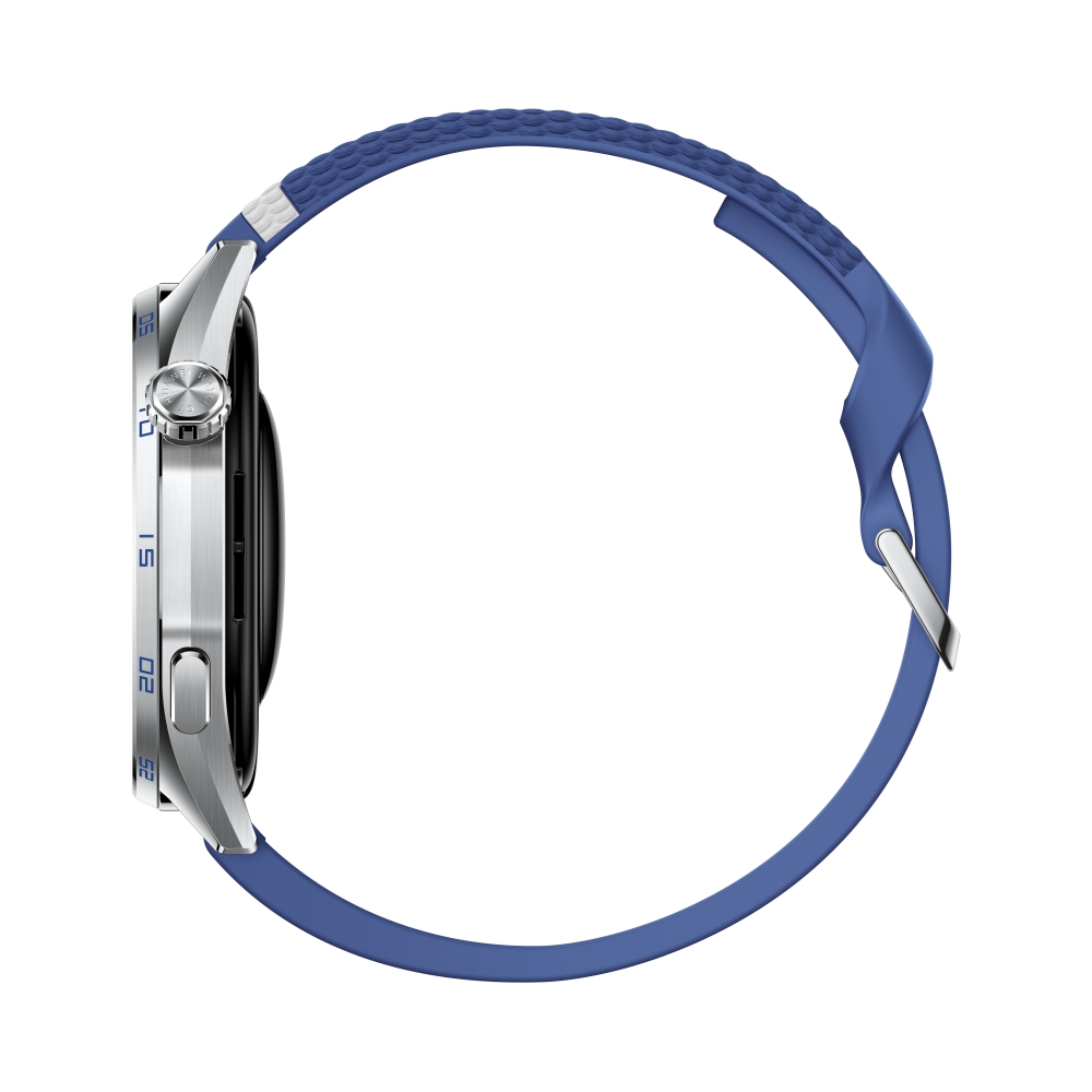 Smartwatch Huawei Watch GT 7 Atum‑B39FC, blue-and-white fluoroelastomer strap + Huawei FreeBuds SE 4 ANC earbuds, white