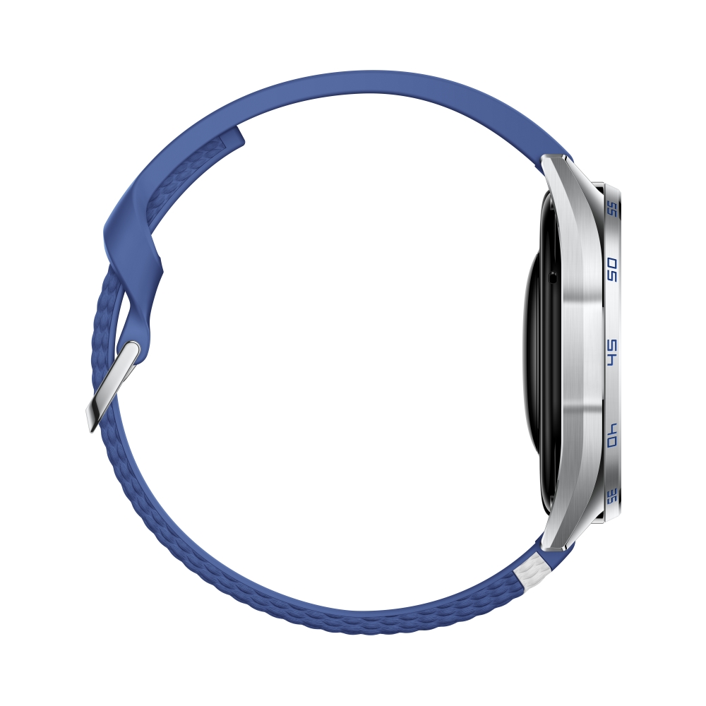 Smartwatch Huawei Watch GT 7 Atum‑B39FC, blue-and-white fluoroelastomer strap + Huawei FreeBuds SE 4 ANC earbuds, white