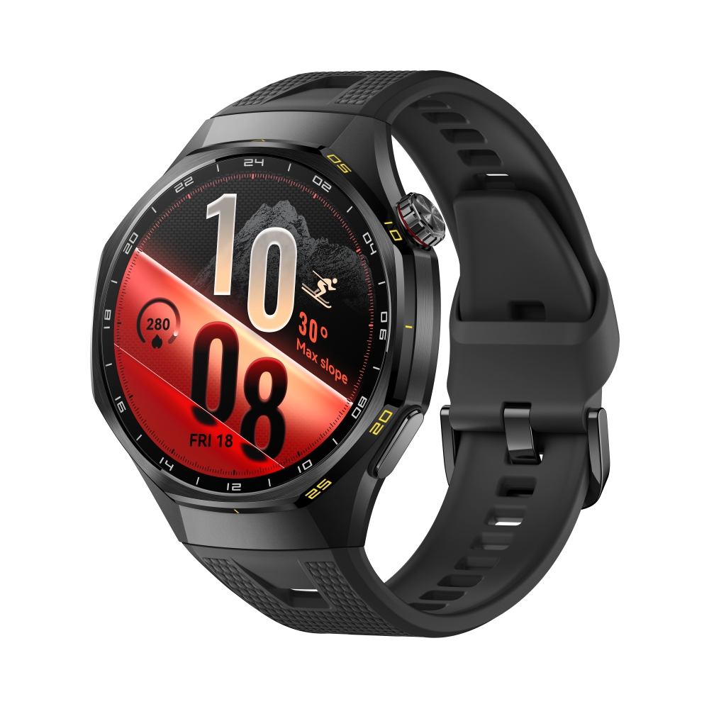 Smartwatch Huawei Watch GT 7 Pro Atum‑B49F, black fluoroelastomer strap + Huawei FreeBuds SE 4 ANC earbuds, white
