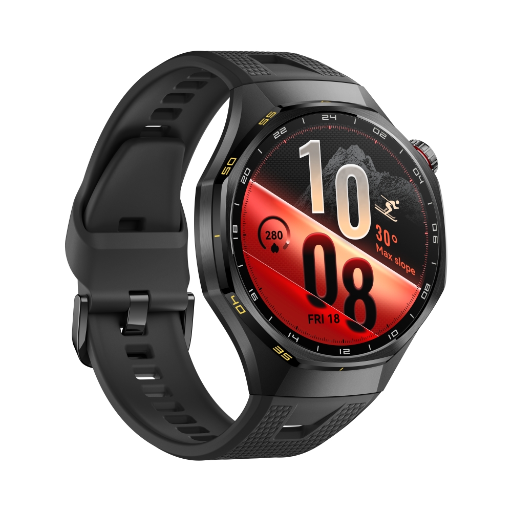Smartwatch Huawei Watch GT 7 Pro Atum‑B49F, black fluoroelastomer strap + Huawei FreeBuds SE 4 ANC earbuds, white