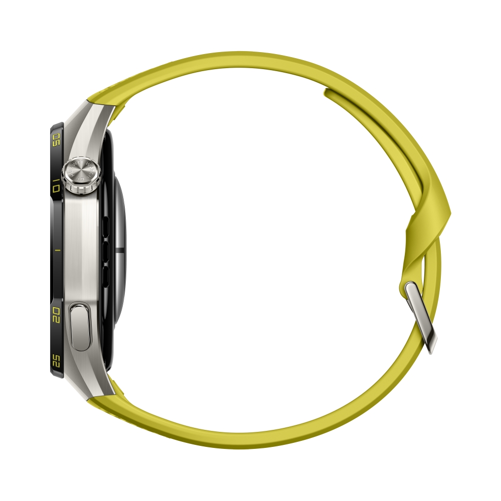 Smartwatch Huawei Watch GT 7 Pro Atum‑B49W, yellow fluoroelastomer strap + Huawei FreeBuds SE 4 ANC earbuds, white