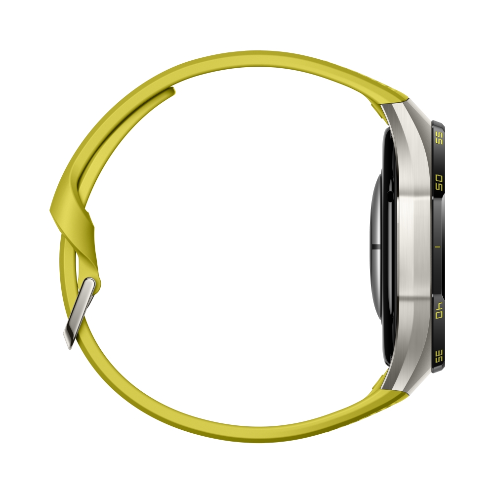 Smartwatch Huawei Watch GT 7 Pro Atum‑B49W, yellow fluoroelastomer strap + Huawei FreeBuds SE 4 ANC earbuds, white