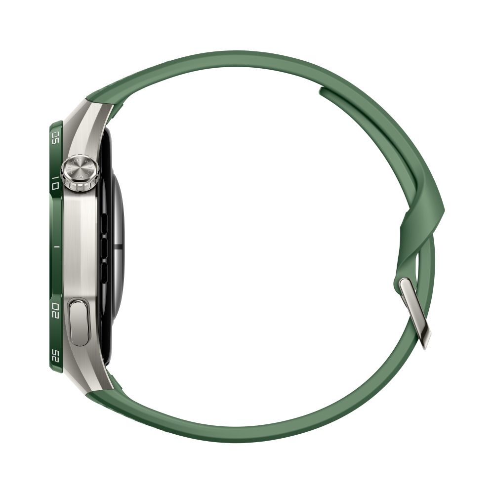 Смарт часовник Huawei Watch GT 7 Pro Atum‑B49C, зелена флуороеластомерна каишка + слушалки Huawei FreeBuds SE 4 ANC, бели