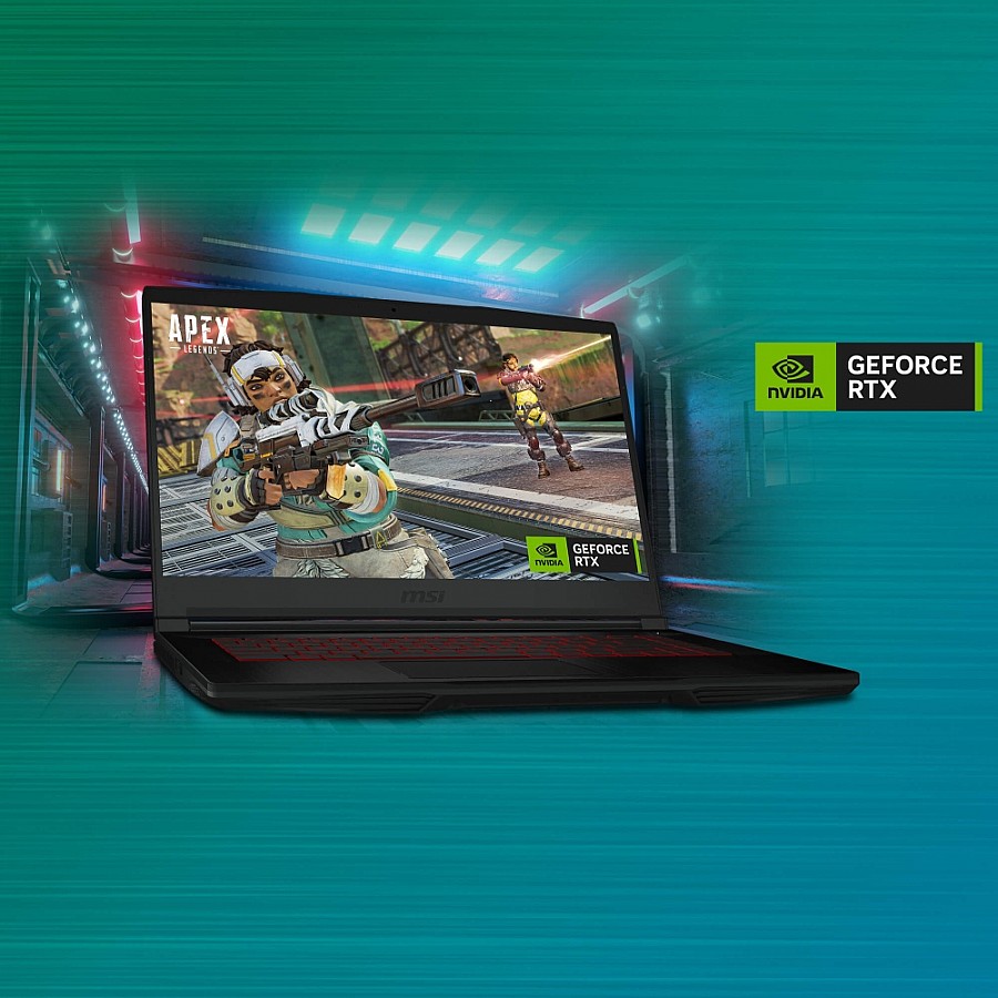 Gaming laptop MSI Thin GF63 12UC 15.6 i5-12450H RTX 3050 4GB 8GB DDR4 512GB SSD, noOS