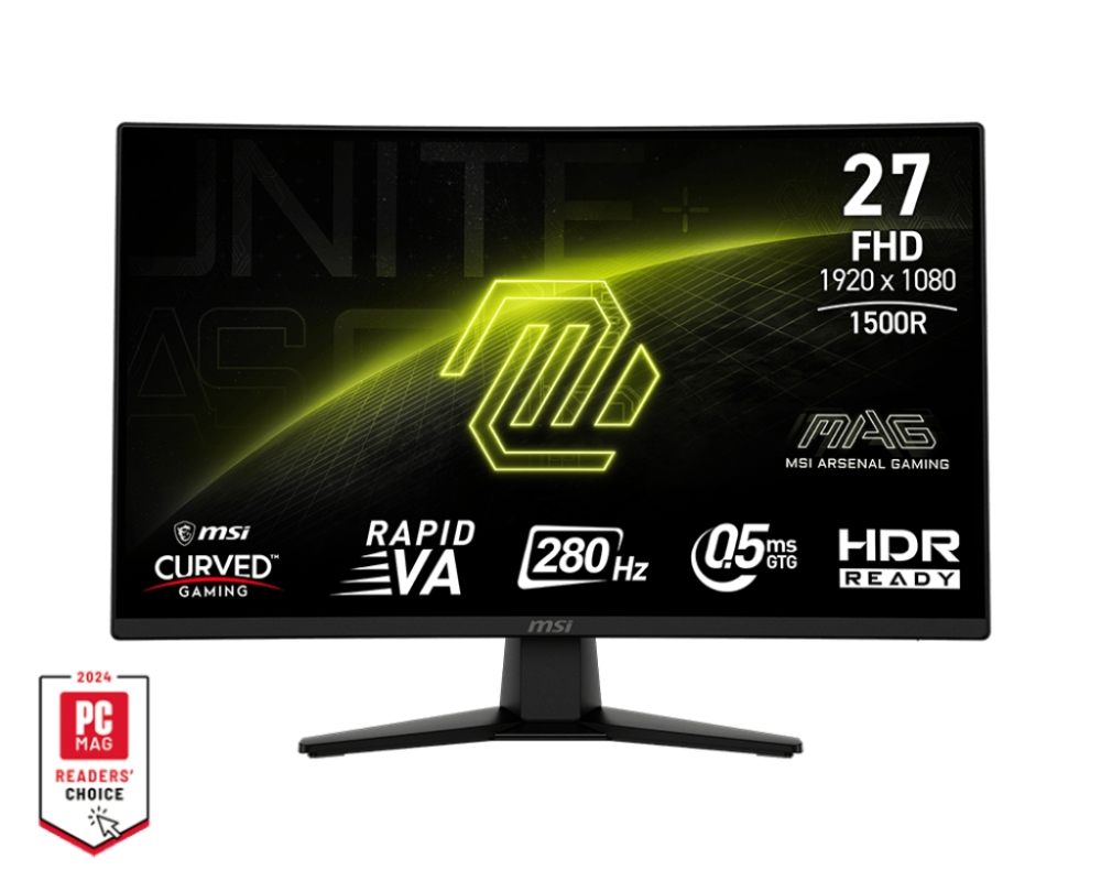 Monitor MSI MAG 274CXF 27 Rapid VA 1920x1080 280Hz 05ms Curve 1500R Black