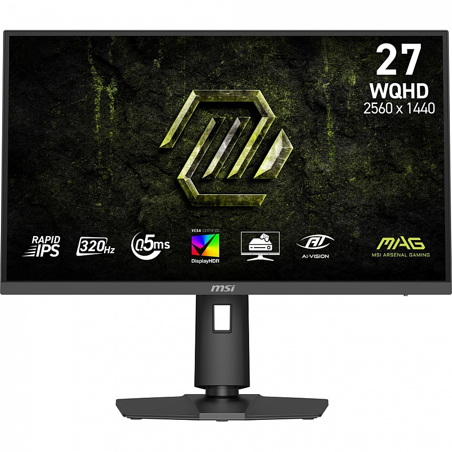 Monitor MSI MAG 274QPF X32, 27 Rapid IPS, QHD, 320Hz, 0.5 ms, G‑SYNC, FreeSync Premium, DP, HDMImsi+1