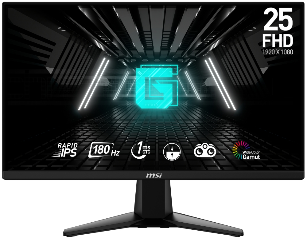 Монитор MSI G255F 24.5 Rapid IPS 180Hz 1ms FHD Adaptive‑Sync