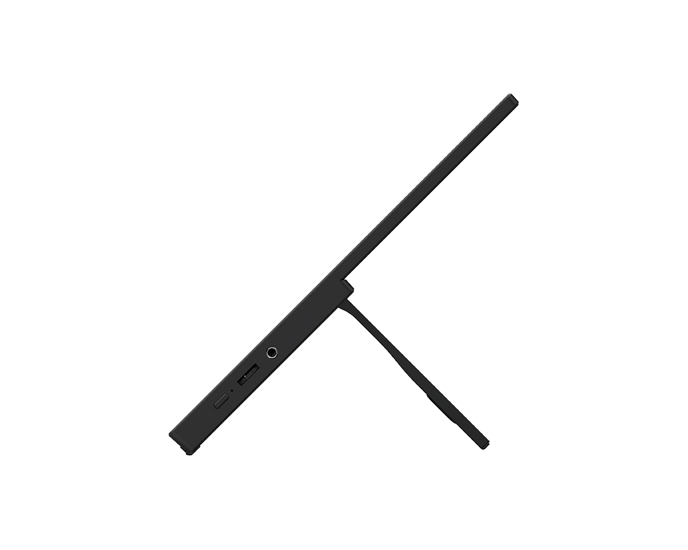 Монитор MSI PRO MP165 E6 Portable, 15.6 IPS, FHD, 60Hz, 4 ms, Type‑C, HDMI, говорители, Blackmsi+1