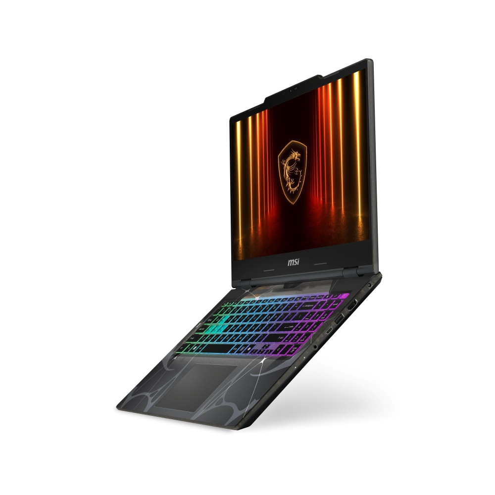 Gaming лаптоп MSI Cyborg 15 B13WFKG, i7-13620H (10C/16T, up to 4.90GHz, 24 MB), GeForce RTX 5060 8GB GDDR7 572 AI TOPS, 15.6 FHD (1920x1080), 144Hz, IPS-Level, 16GB DDR5 5200MHz, 512GB PCIe Gen4x4 SSD, WiFi 6E, BT 5.3, 4 Zone RGB Kbd, NO OS, 55.2Whr