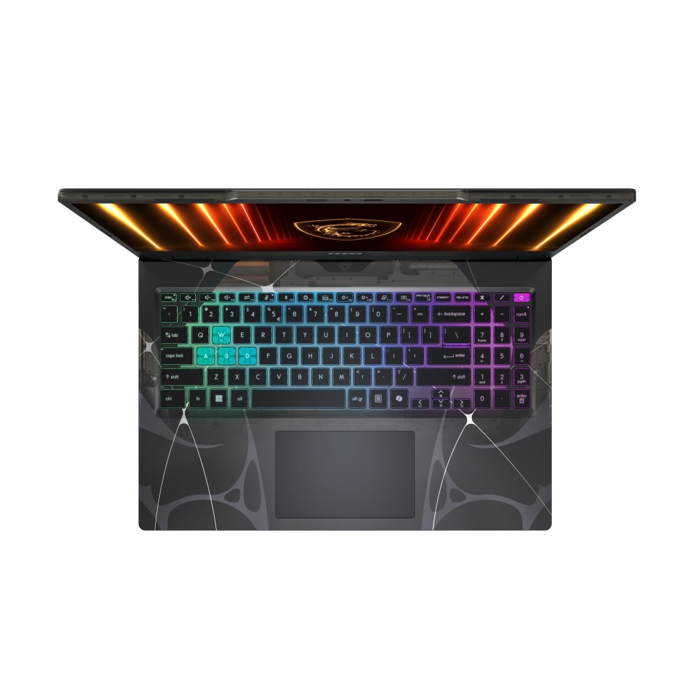 Gaming лаптоп MSI Cyborg 15 B13WFKG, i7-13620H (10C/16T, up to 4.90GHz, 24 MB), GeForce RTX 5060 8GB GDDR7 572 AI TOPS, 15.6 FHD (1920x1080), 144Hz, IPS-Level, 16GB DDR5 5200MHz, 512GB PCIe Gen4x4 SSD, WiFi 6E, BT 5.3, 4 Zone RGB Kbd, NO OS, 55.2Whr