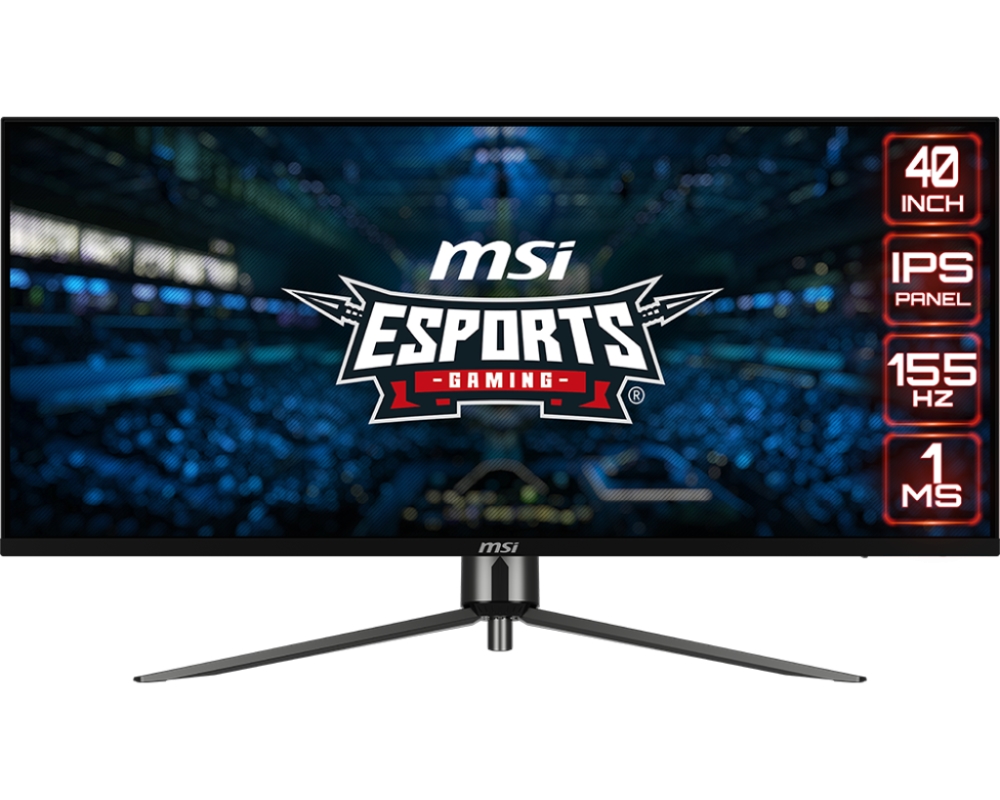 Монитор MSI MAG401QR, 40 IPS Ultra Wide, UW‑QHD, 155Hz, 1 ms, FreeSync Premium, HDR400, KVM, Type‑C, DP, HDMImsi+1