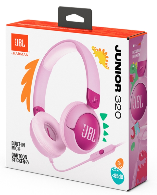 Слушалки JBL JR320 Wired, Purple