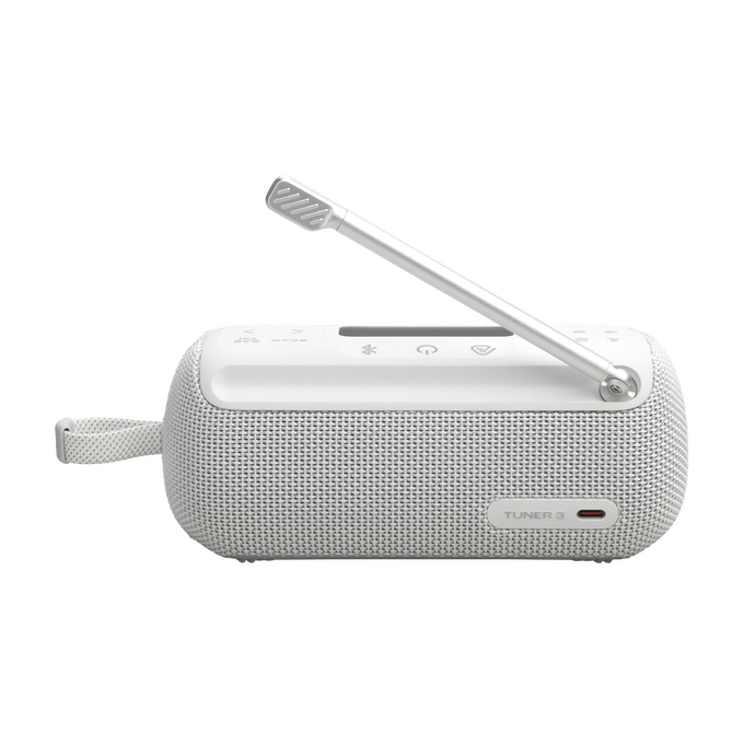 JBL TUNNER3 WHT преносимо радио DAB/FM Bluetooth бели