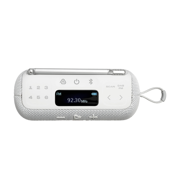 JBL TUNNER3 WHT преносимо радио DAB/FM Bluetooth бели