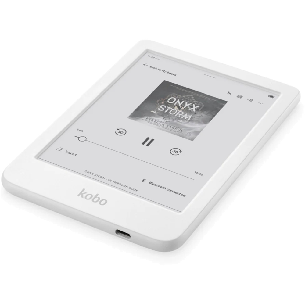 Kobo Clara Colour e-Book Reader 6 Touch 1448x1072 16GB 1000MHz 512MB USB-C Comfort Light Wi-Fi White