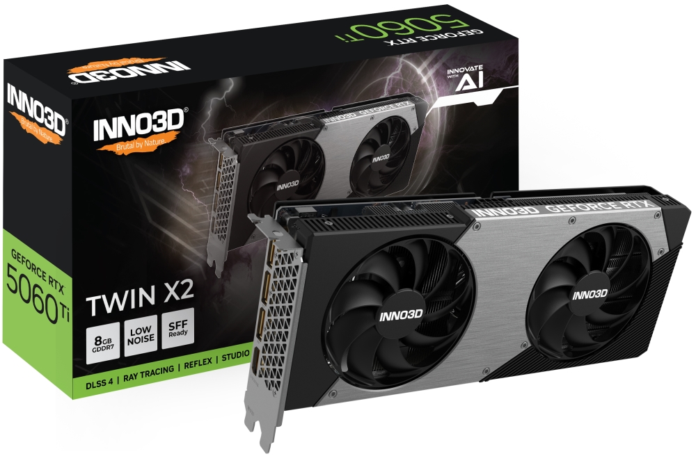 Видео карта Inno3D GeForce RTX 5060 Ti 8GB GDDR7 X2