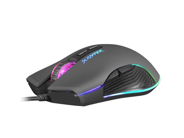 Гейминг мишка Fury Scrapper 6400DPI RGB Backlight