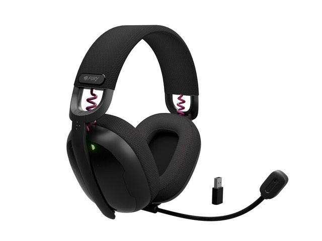 Fury Gaming Headset Fukiya F6 Wireless Microphone Black